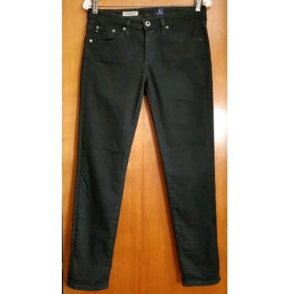 AG Adriano Goldschmied Stevie Ankle Glitter Jeans